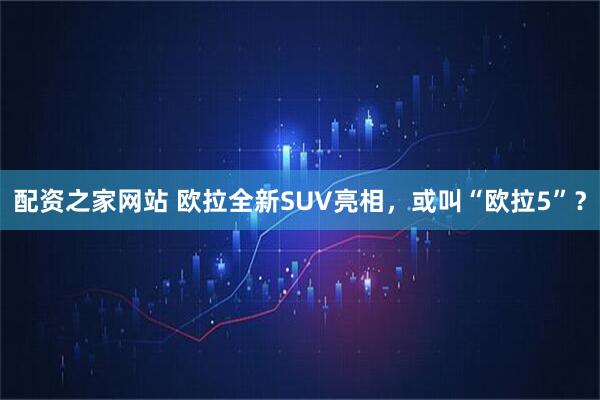 配资之家网站 欧拉全新SUV亮相，或叫“欧拉5”？